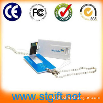 Free Samples Credit Card USB Flash Drive Reality Capacity